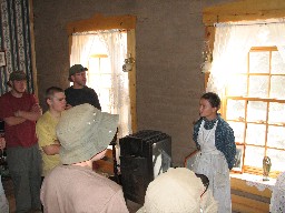 Inside the cabin at Abreu